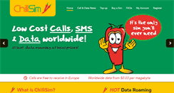 Desktop Screenshot of chillisim.com